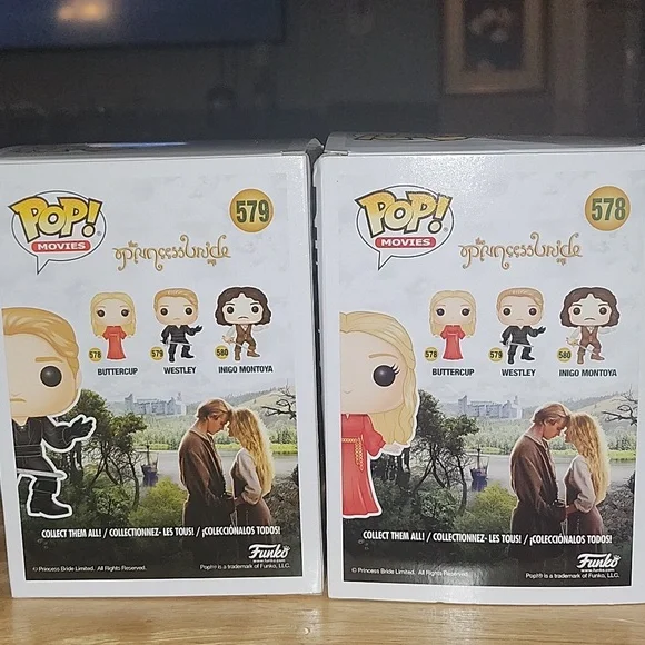 NWT "THE PRINCESS BRIDE" POP HEAD COLLECTIBLES - Picture 3 of 4